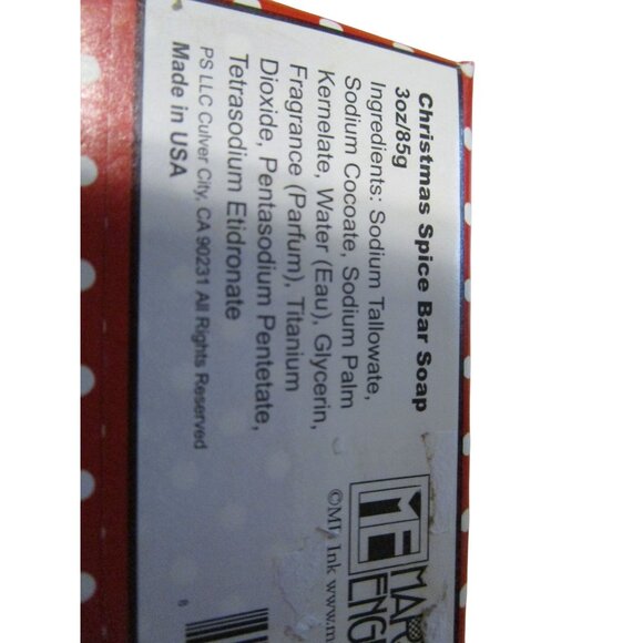Mary Engelbreit Christmas Spice Bar Soap Festive Holiday Design Three Vintage - Picture 11 of 16